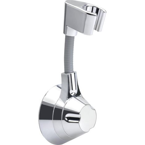 Support De Pommeau De Douche Réglable À 360° Avec Ventouse Amovible Sans Perçage Support De Douche Universel Avec Chrome Poli Pour Salle De Bain