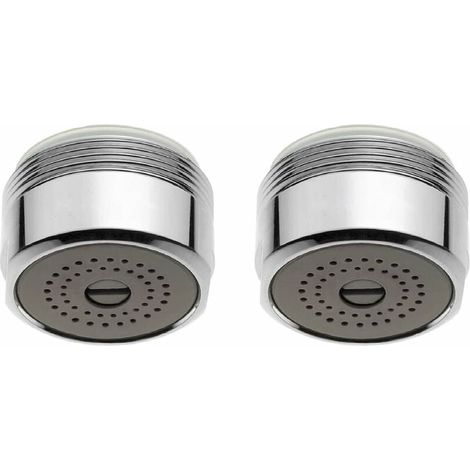 Bravix Économiseur D’eau Robinet Mal Femelle 24mm Evier Lavabo, Diminuer Entre 30 Et 80% Votre Consommation (male M24)