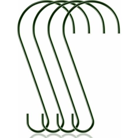 Lot De 10 Crochets En S Suspension, Crochet Plante En 30 Cm Pour 10kg Suspension Pour Cuisines, Garages, Jardins, Lanterne