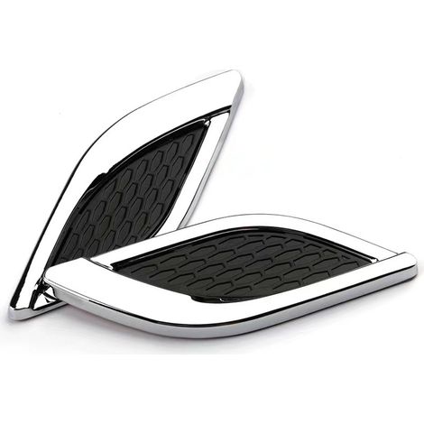 Bravix Shark Gill Simulation Air Outlet Side,autocollant De Décoration Fine Du Capot Moteur,style De Voiture Modifié 3d,three Pairs Of Decoration