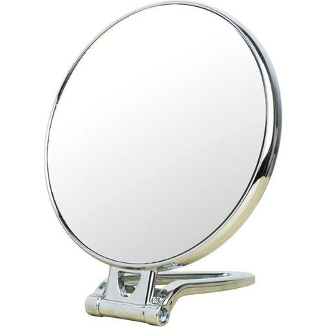 Bravix Miroir Grossissant 208.5x 15.5 Cm, Miroir Double Face, Grossissement 3x/1x, Miroir De Maquillage Pliable Avec Support Pour Application De Maquillage