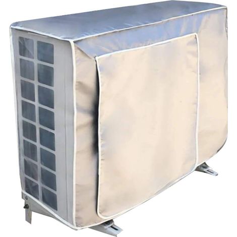 Bravix Housse Climatiseur Extérieur, Housse Pompe A Chaleur, Couvercle De Moteur De Climatiseur Universel, Anti-poussière, 1054075cm