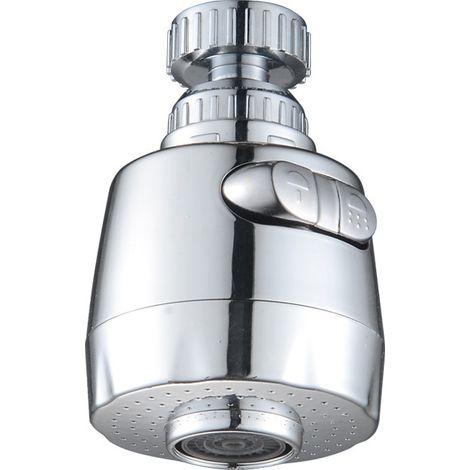Bravix 360 Degrés Aérateur De Robinet Pivotant Tête De Robinet De Cuisine 2 Modes Réglable Douche Tête Filtre Pulvérisateur Pour Cuisine Salle De Bain (court)