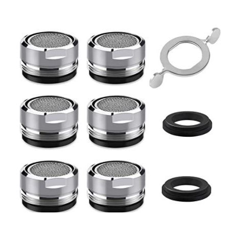 Bravix M24 Bubbler Faucet, 6 Pièces Aérateur Économiseur D'Eau Robinet, Clé De Bubbler