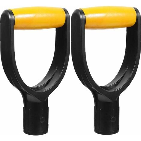 Bravix Poignée De Pelle De Remplacement, Outil De Poignée De Râteau Pour Creuser Le Jardin, 2 Pièces, Accessoires De Jardin