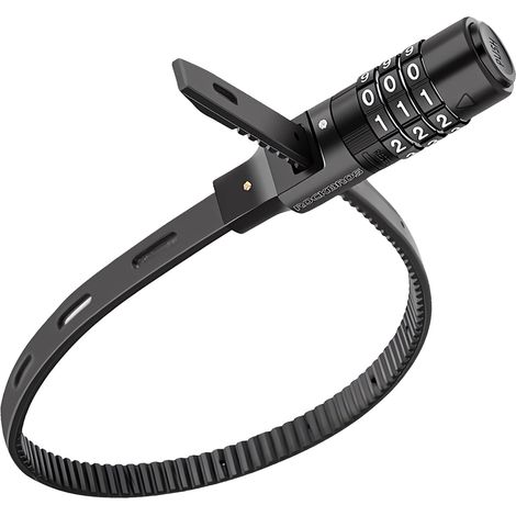 Bravix Antivol De Vélo,antivol Pour Casque Vélo Moto Portable,verrouillage À Vélo Antivol,serrure De Vélo Portable,avec Code À 3 Chiffres,pour Vélo Tricycle Scooter