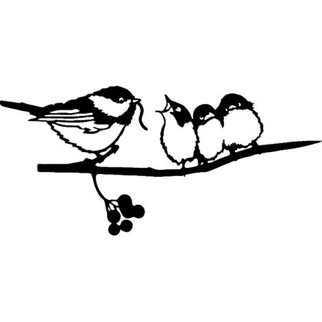 Bravix Silhouette Doiseau En Métal, Métal Art Jardin Décoration Doiseaux En Métal, Metal Bird Deco Jardin Exterieur