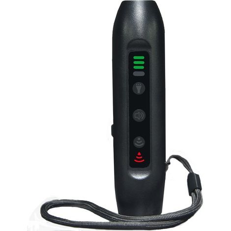 Bravix Repulsif A Ultrasons Pour Chien A 3 Modes, Dispositif D'Entrainement De Chien Rechargeable Portable Avec Lampe De Poche Intelligente A Haute Luminosite, Dispositif De Dressage De Chien Avec Ind