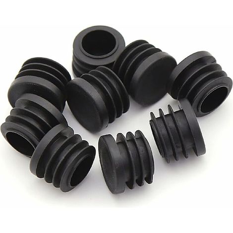 Bouchon Pied De Chaise,bouchon En Plastique Rond,30 Pièces Bouchon D'Extrémité De Tube Noir Bouchon De Chaise Glisse Rond Embout De Protection De Meubles Chaise/jambe Tuyau Couvercle Insert (25mm)，fon