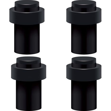 Bravix Butoir De Porte De Sol En Acier Inoxydable 6.5 Cm Arrêt De Porte Butée De Porte Bloque Porte (lot De 4)