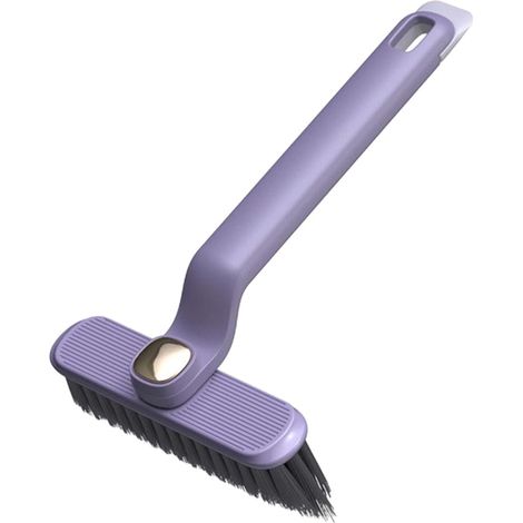 Bravix Brosse De Nettoyage Des Espaces, Brosse De Nettoyage De Comptoir, Outil De Brosse De Nettoyage De Crevasses Rotative À 360 Degrés Pour Piste De, Violet