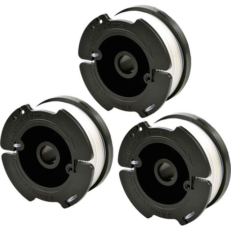 1 Ensemble - Lot De 3 Bobines De Rechange Af-100 Weed Eater Compatibles Avec Black+decker Af-100-3zp Af-100-bkp Débroussailleuse Weed Wacker String