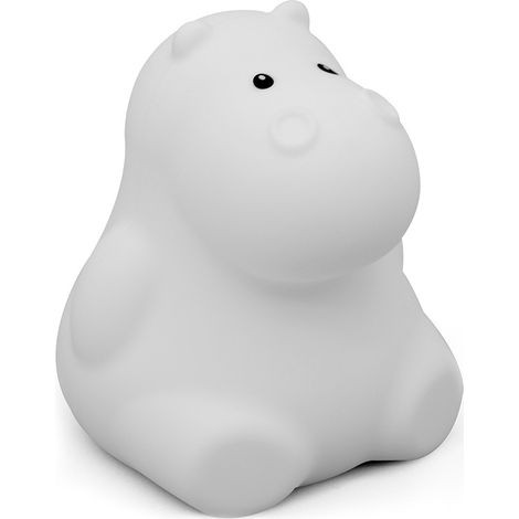 Hippopotame Veilleuse Bebe Enfant Rechargeable, Veilleuse Bébé Led Portable Fille Adulte Garco