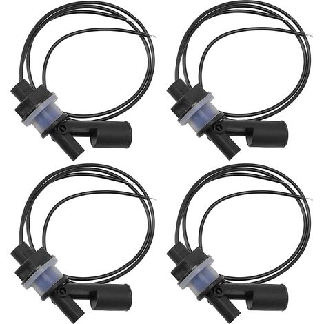 Bravix Lot De 4 Capteurs De Niveau Deau, Interrupteur Flotteur Pour, Pompe Capteur Niveau Eau Interrupteur De Niveau Automatique Pour Aquarium De Piscine