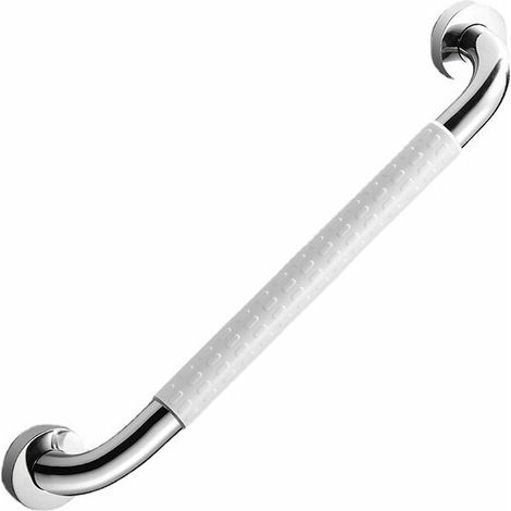 Bravix Barres D'Appui Wc, Barres D'Appui Salle De Bain Inox Murales Blanc 40 Cm