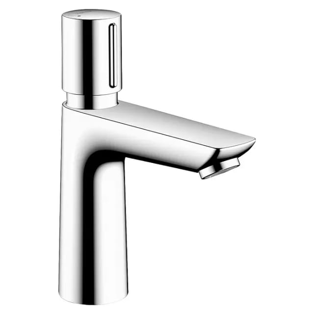 Hansgrohe Talis E washbasin mixer, self-closing with temperature control, chrome