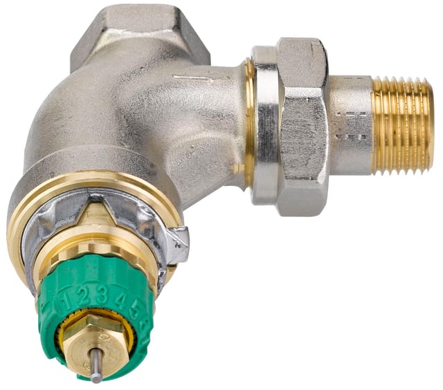 Danfoss RA-DV 10 dynamic radiator valve angled 3/8