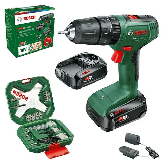 Bosch Cordless Impact Drill EI 18V-40+34AC