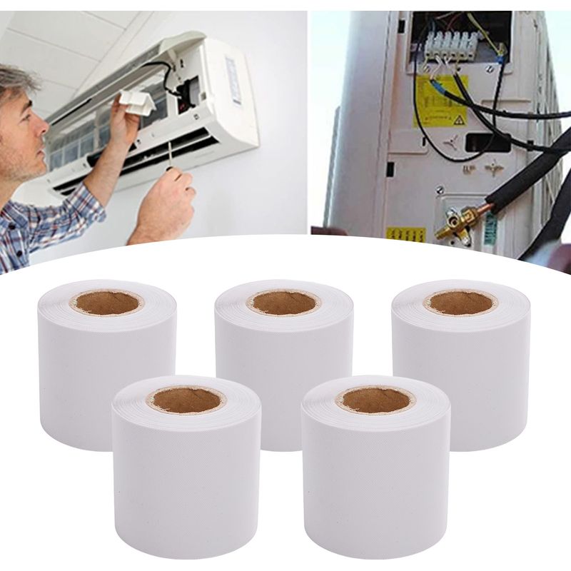 5er-pack Pvc-klebebänder Für Klimaanlagenrohre – Abdichten Und Isolieren – 6 Cm Breit – Vielseitig Einsetzbar