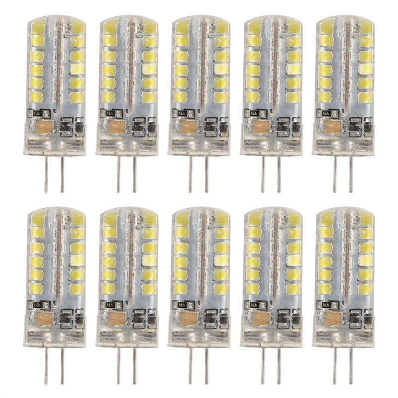 Packung Mit 10 G4 220v Kaltweißen Led-lampen, 48 Leds, 4w, Für Ambientebeleuchtung