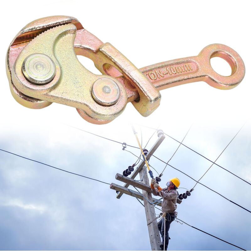 0,5t Kabelklemme Für 1-10 Mm Kabel, Multifunktionales Seilzugwerkzeug Aus Kohlenstoffstahl