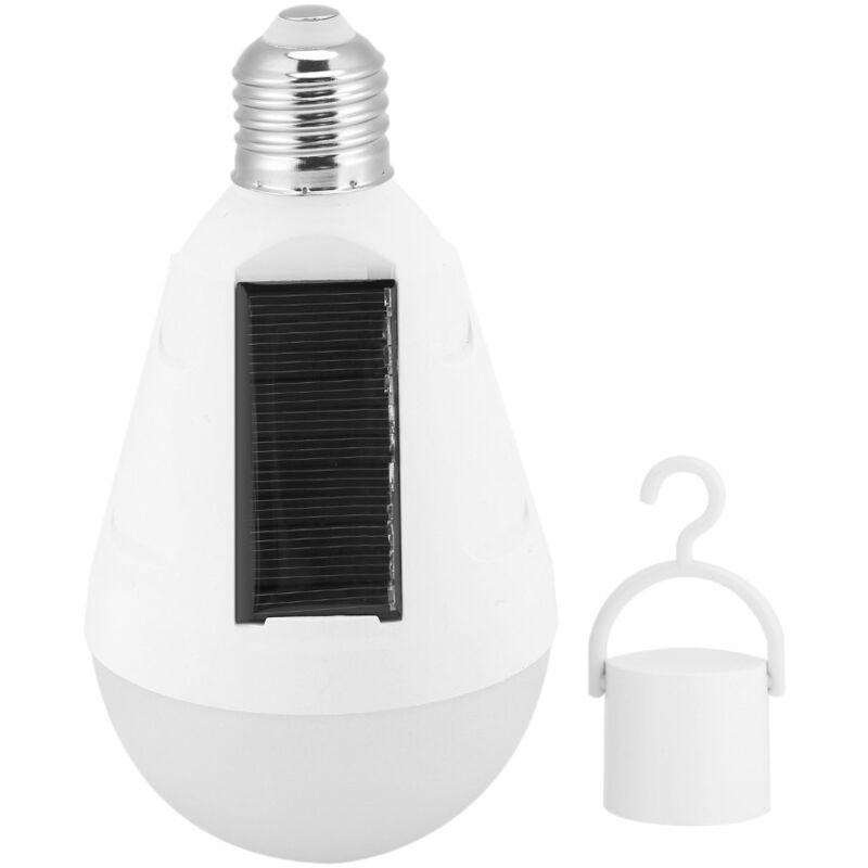 12-w-solar-led-lampe, Wiederaufladbar, Ac 86–265 V, Garten-, Camping- Und Notbeleuchtung