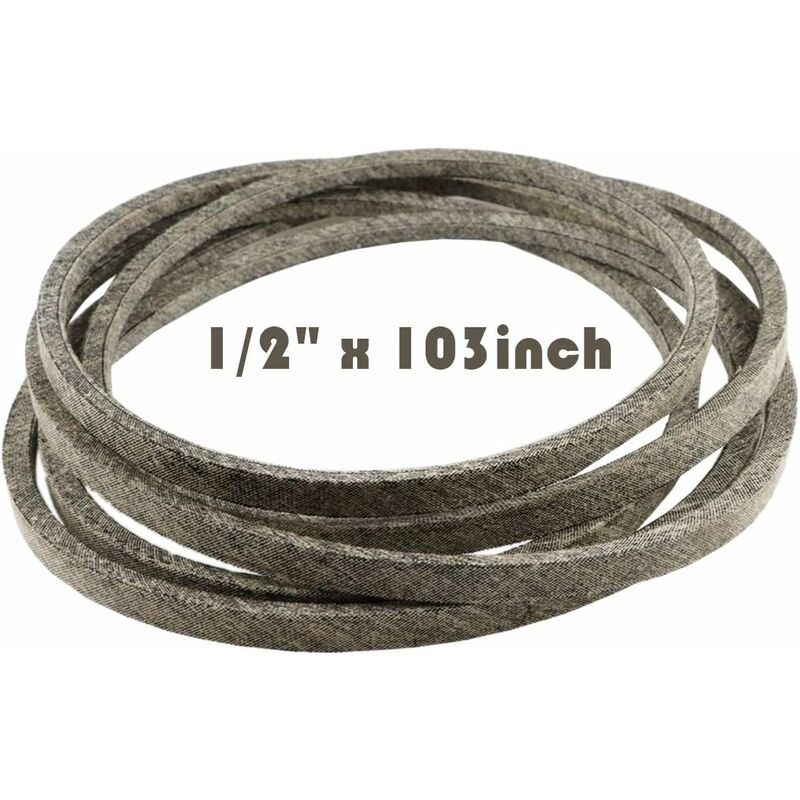Keilriemen Für Rasenmäher 1/2x103 – Kompatibel Mit John Deere D100-d130, L100, L125 – Para-aramid (kevlar)-faser