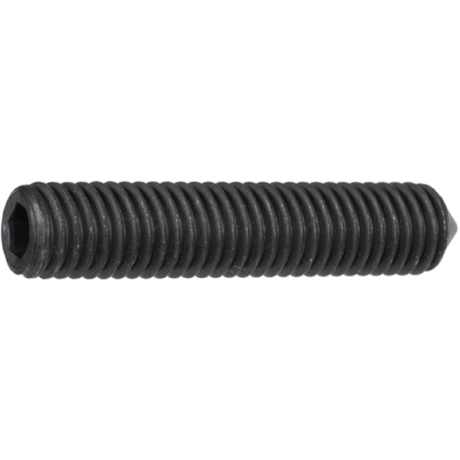 Iso4027 45h M 6x 20 Blank Gewindestift Mit Spitze Und Innensechskant (din914)