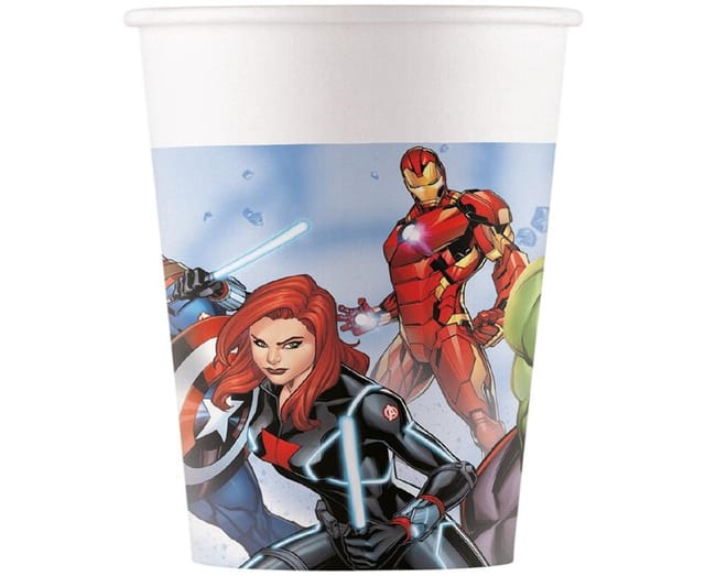 Globos - Paper Cups Avengers Infinity Stones 8pcs.
