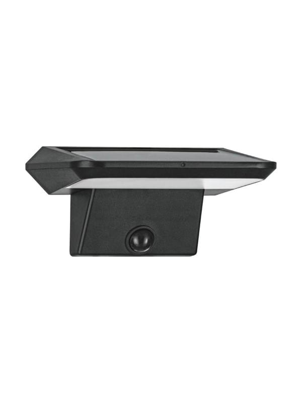 EGLO Porrassa Solar Wall with Sensor L155 800LM 2000MAH Black