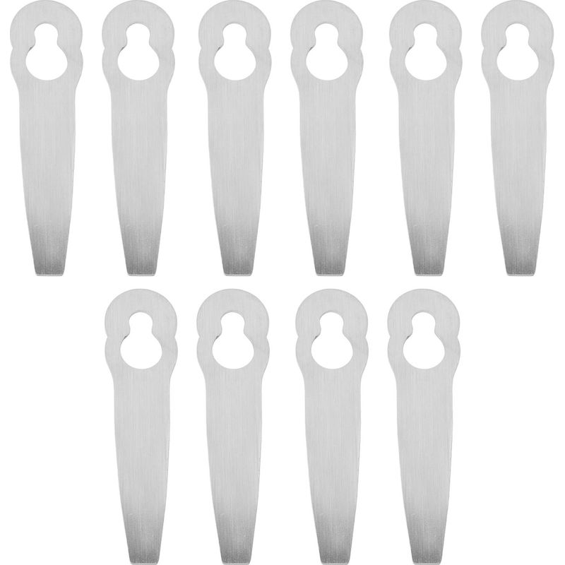 10-teiliges Ersatzmesserset Aus Metall Für Rasenmäher, Schneidmesser Für Polycut 2 2 Für Fsa 45