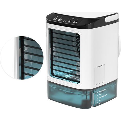 Verdunstungsluftkühler Mit 3 Geschwindigkeitsstufen – Großer Wassertank – Leiser Motor – Für Beengte Räume – Ultraschall-zerstäubungstechnologie