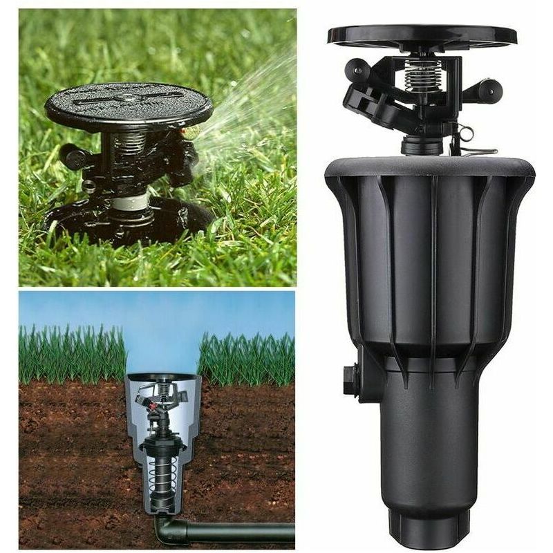 1/2-zoll-versenkregner – Automatische Rotation – Hohe Leistung Bei Hartem Wasser – Einfaches Durchlaufdesign