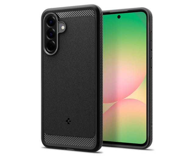 Spigen Rugged Armor - matte black - Samsung Galaxy A56 5G