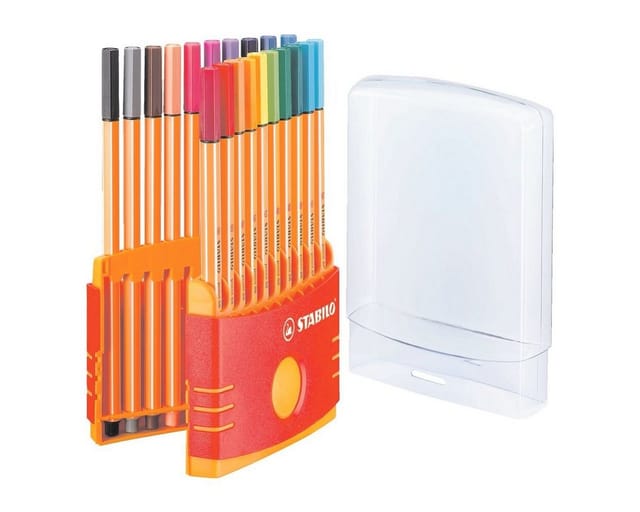 STABILO point 88 - Fineliner - ColorParade - Set 20 Pieces
