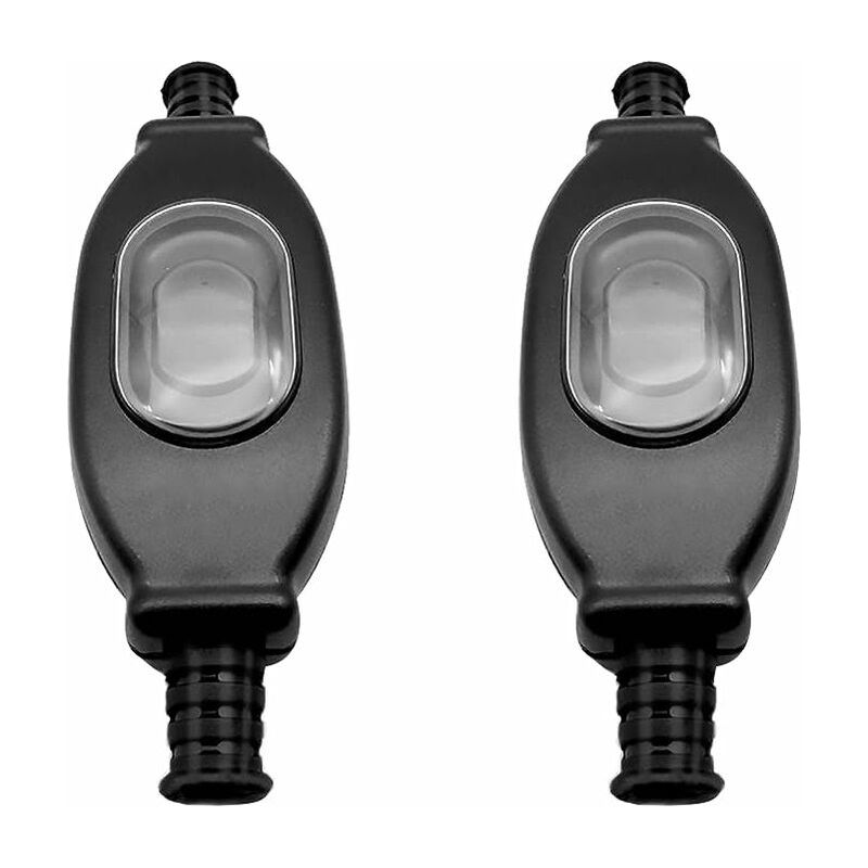 Kabelschalter-set, 2 Stück 250v 7mm Wasserdichter Kabelschalter, Ip65-zertifizierter Staub- Und Wasserdichter Kabelschalter Für Lampen, Elektrogeräte Und Transformatoren.