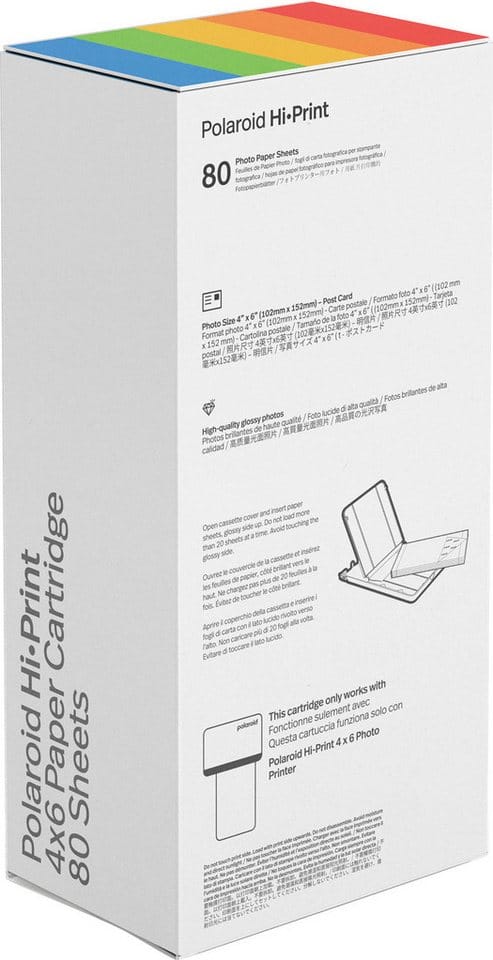 Polaroid Hi-Print 4x6 Paper Cartridge - 80 Sheets