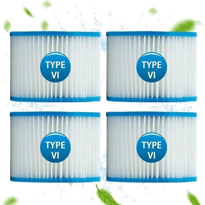 Bardusch Spa-filter Für Bestway 58323, Filterkartusche Größe 6 Für Lay-z-spa, Monaco, Miami, Vegas (4er-pack)