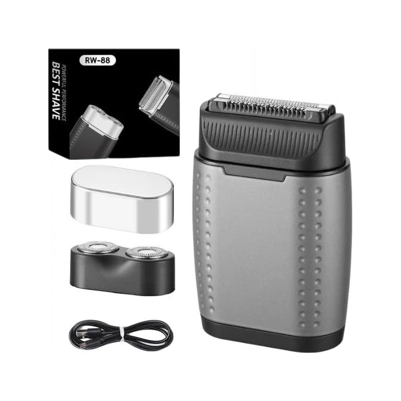 Elektrischer Trimmer Für Männer – Zinco Groom Pro – Neues Modell – Tragbarer, Wiederaufladbarer Rotationstrimmer Ipx6