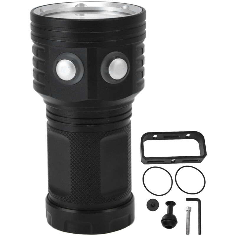 B15 Led-tauchlampe Mit 22 Leds, Ipx8, 10000 Lm, Tragbar, Aluminiumlegierung, 100 M / 328 Ft