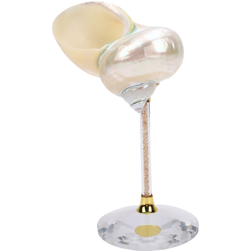 Einzigartiges, Poliertes Muschel-cocktailglas Für Eisgetränke, Kreatives Weinglas, Natürliches Muscheldesign Für Hochzeiten, Bars Und Geburtstage