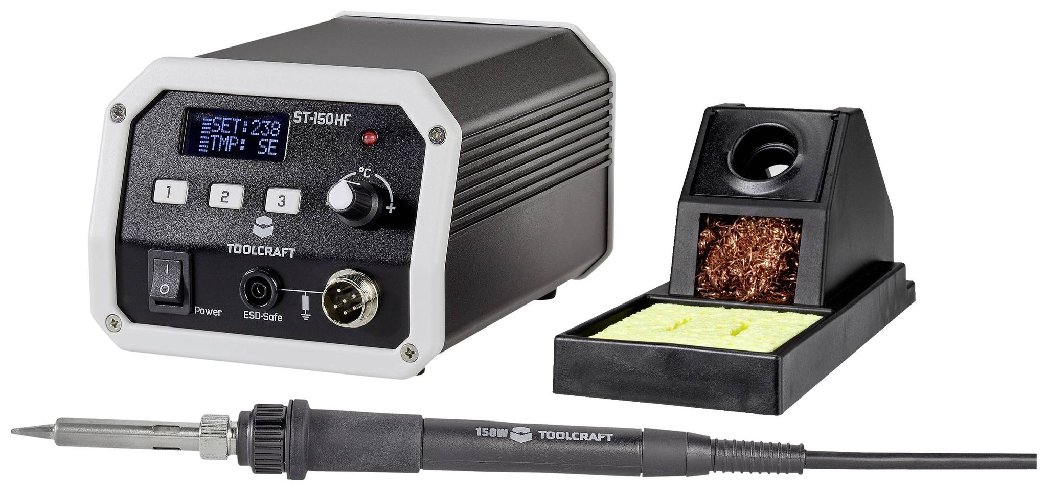 [gebraucht] B-ware Toolcraft St 150 Hf Hochfrequenz Lötstation Digital 150 W 50 Bis 480 °c