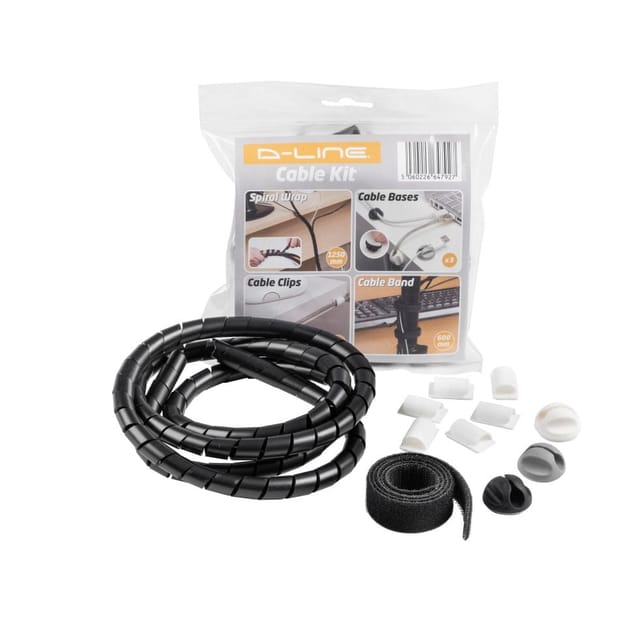 D-LINE Accessory Pack for Cable Black