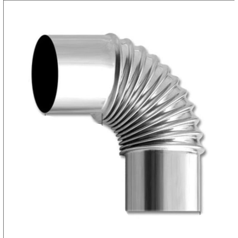 Abgasrohr Aus Edelstahl Für Gaswarmwasserbereiter – 70 Mm Durchmesser, 15 Cm Länge, 1 Stück