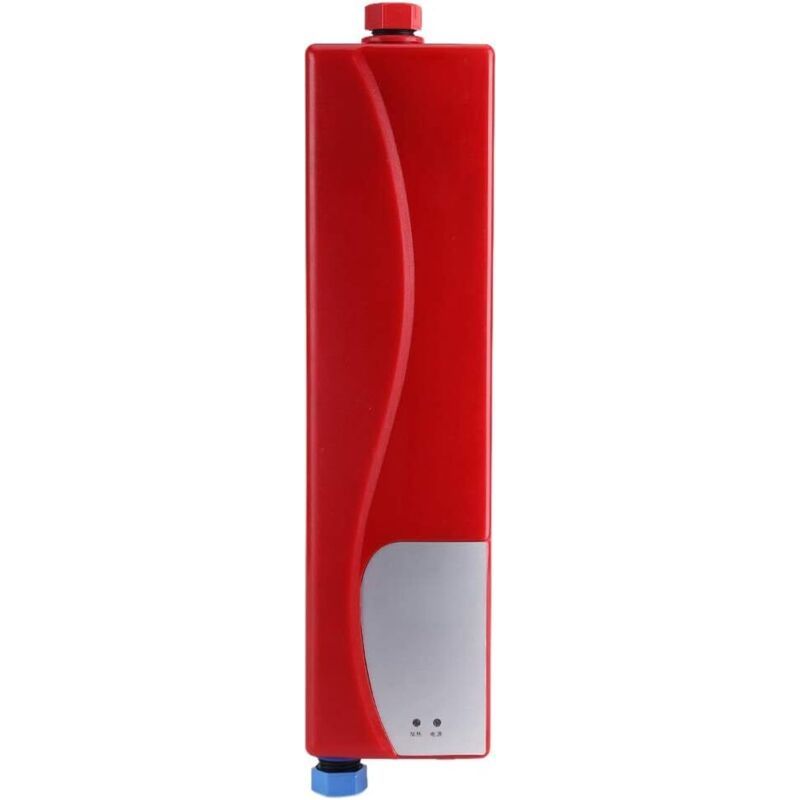Mini-durchlauferhitzer, 3000 W, Tragbarer Mini-durchlauferhitzer Für Küche Und Bad (rot)