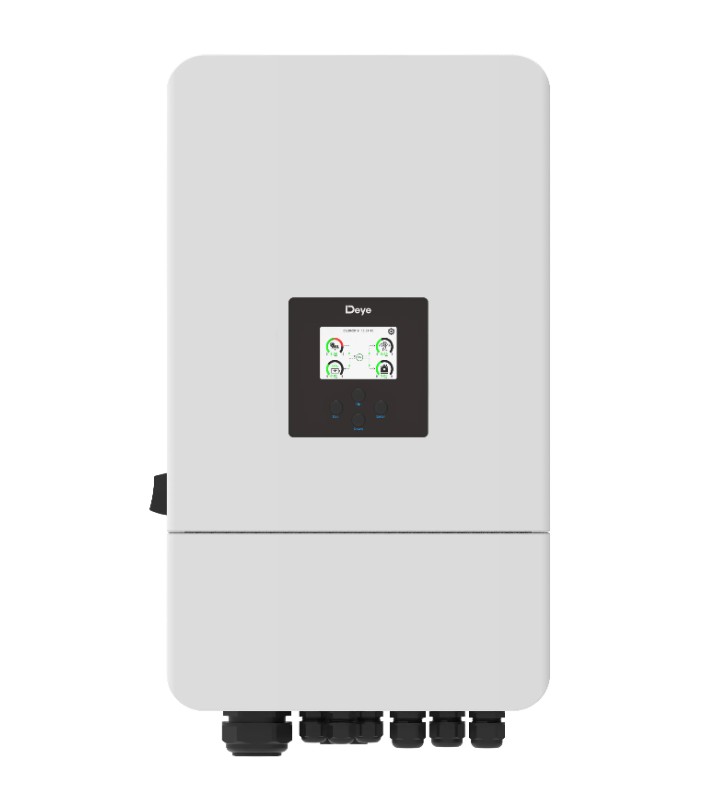 Deye 12kw Dreiphasen-hybrid-photovoltaik-wechselrichter Mit Dual-mppt, Wlan, Lcd-touchscreen, Ip65 Sun-12k-sg05lp3-eu-sm2