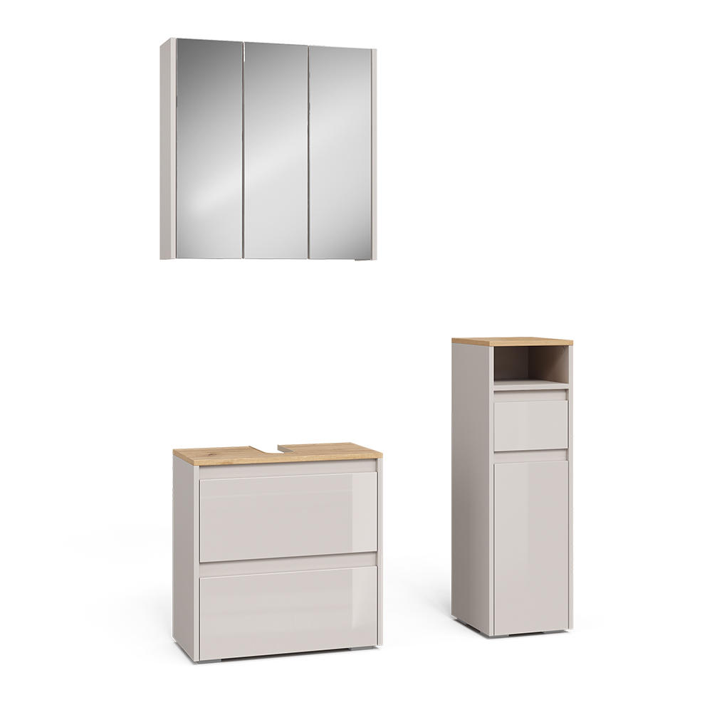 Badmöbel-set Majest, Cashmere, 3-teilig, Vicco