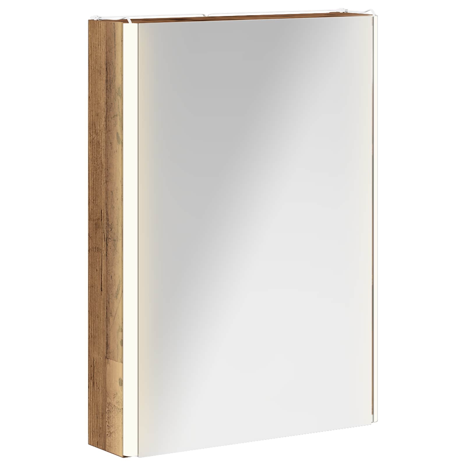 Badezimmerspiegelschrank Altholz 43 X 11,5 X 60,5 Cm Vidaxl