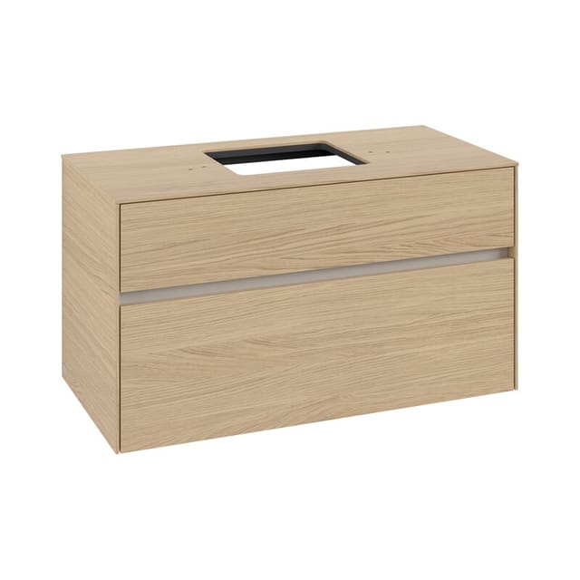 Villeroy & Boch Collaro Waschtischunterschrank 100 X 50 Cm, Mit 2 Auszügen