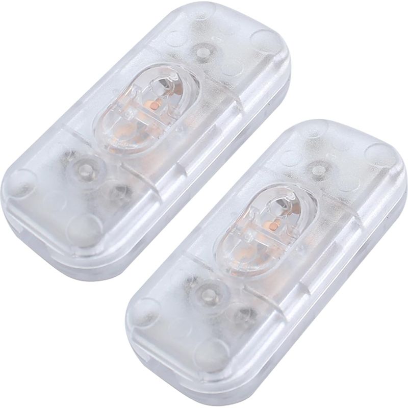 2er-pack Kabelschalter, 2-polig, Zwischenschalterkabel, 6a 250v Für 2-3-adrige Stromkabel Für Lampen Und Kleingeräte (transparent)